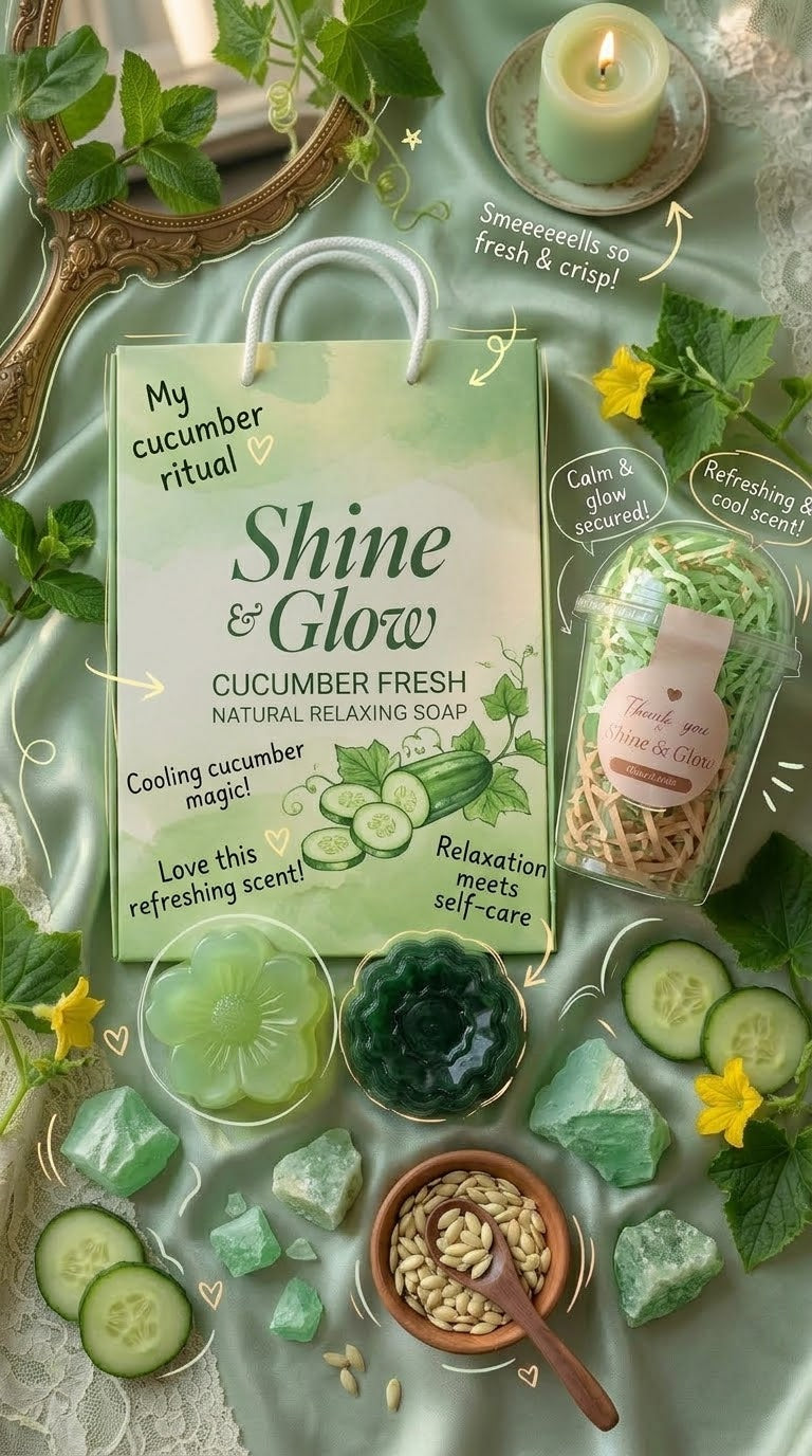 Cucumber soap