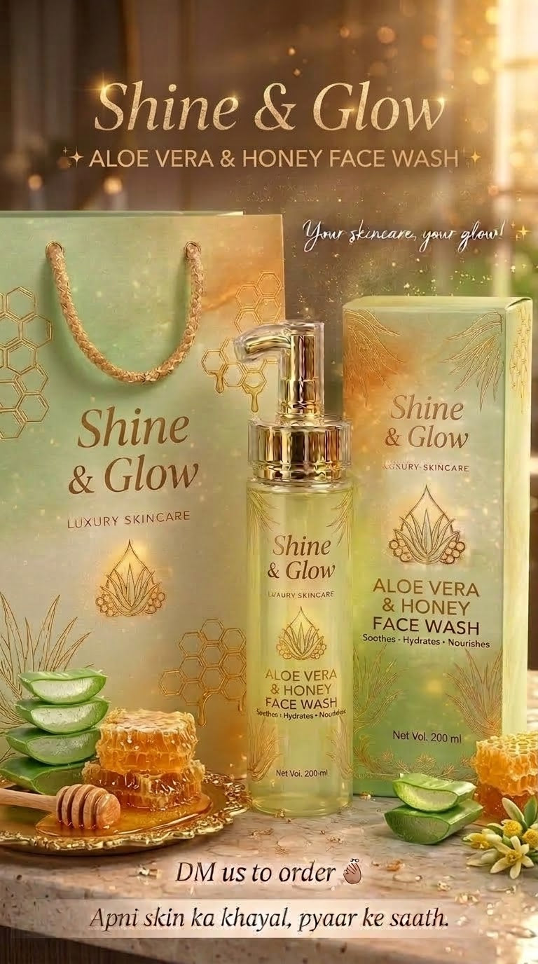 Aloe Vera + honey face wash
