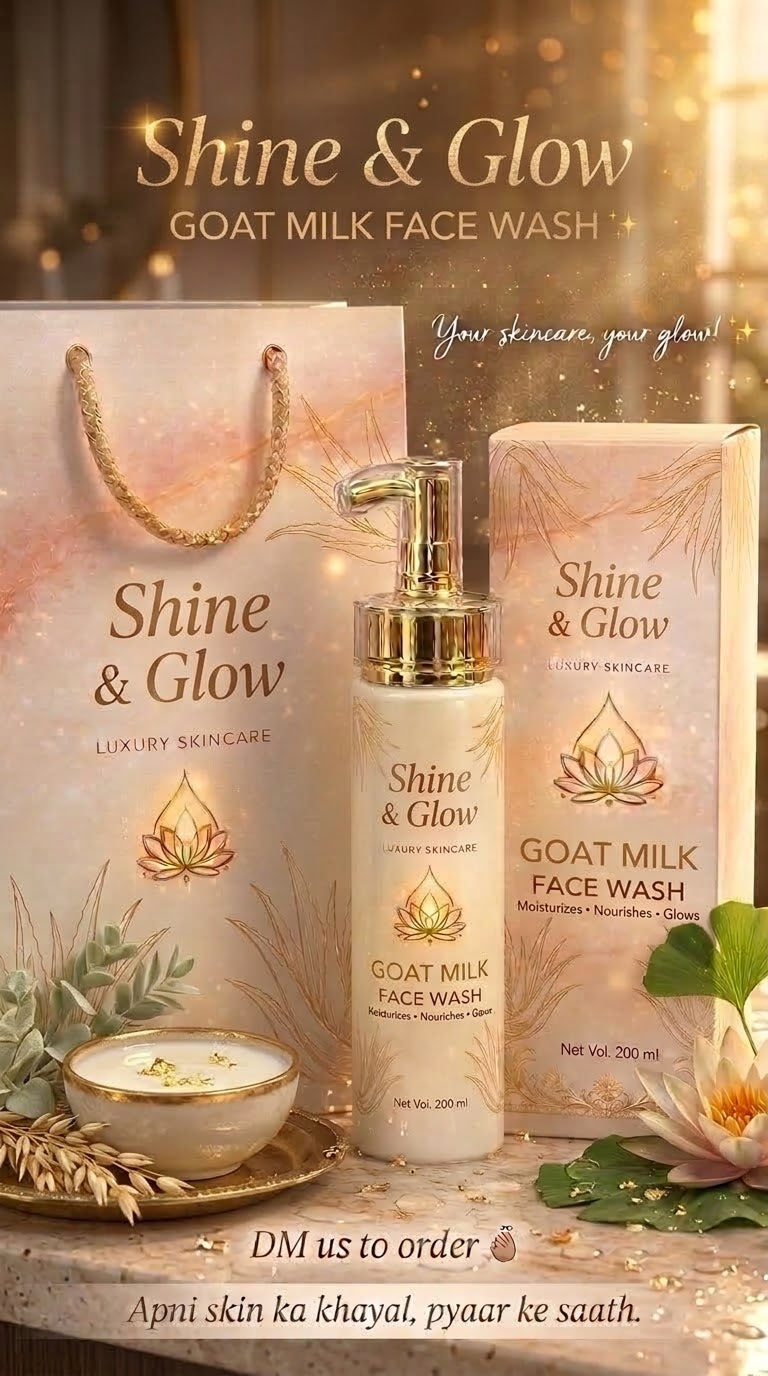 Goat milk face wash