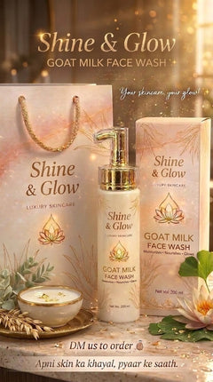 Goat milk face wash