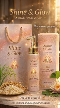 Rice face wash