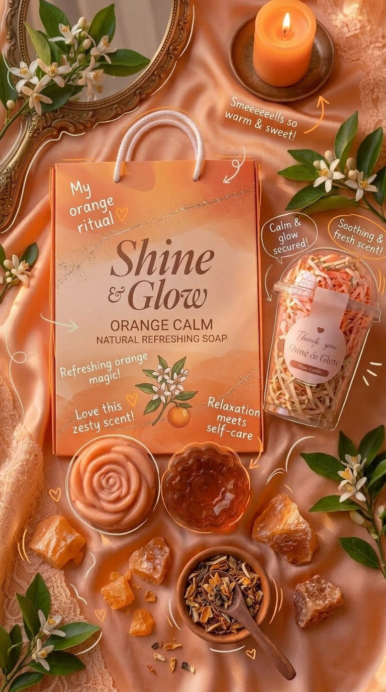 Orange soap