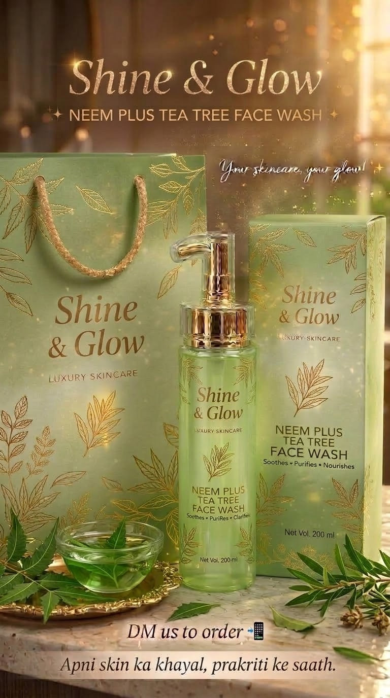 Neem+ tea tree face wash